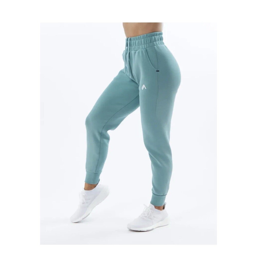 ALPHALETE WOMEN'S ELMTS RELAXED CUFFED JOGGER - Teal , Size Small